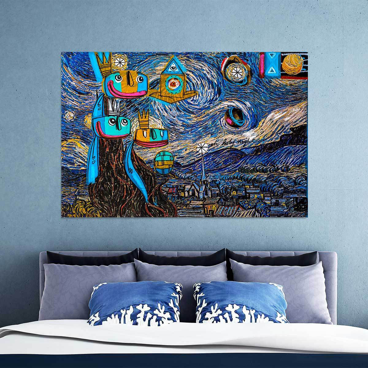 Oh Holy Night, Starry Night - Art Bond